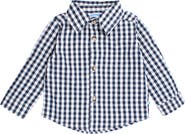 RuggedButts Baby Boys Long Sleeve Button Down Shirt