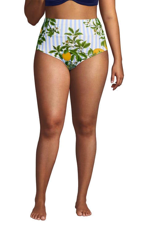 Plus Size Pinchless High Waisted Bikini Bottoms
