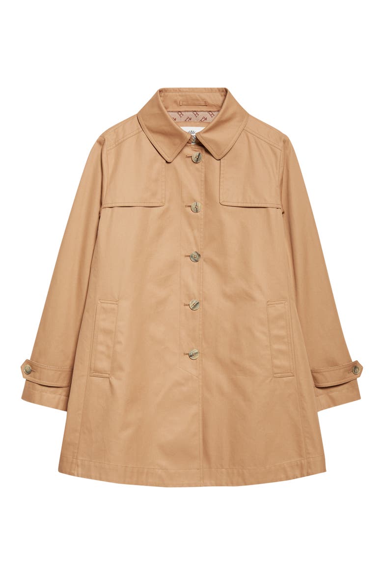 A-Line Cotton Trench Coat, Alternate, color, 2720 TAUPE