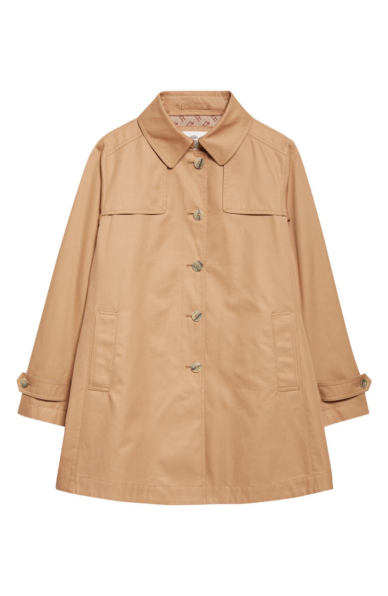 Herno A-Line Cotton Trench Coat, Alternate, color, 2720 Taupe