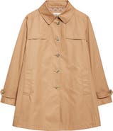 Herno A-Line Cotton Trench Coat
