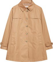 Herno A-Line Cotton Trench Coat
