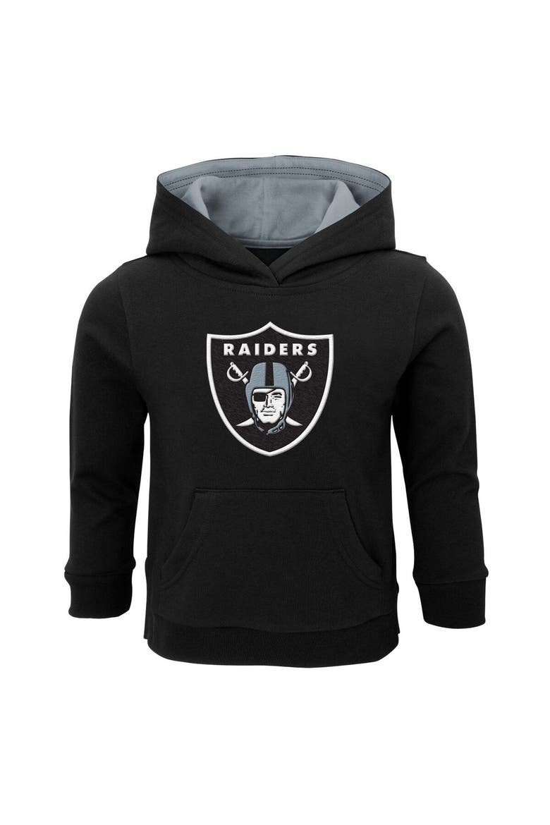 Toddler Black Las Vegas Raiders Prime Pullover Hoodie, Main, color, Black