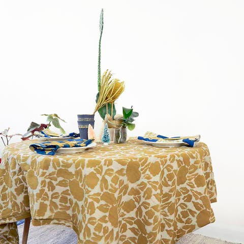 Hand Block Printed Tablecloth