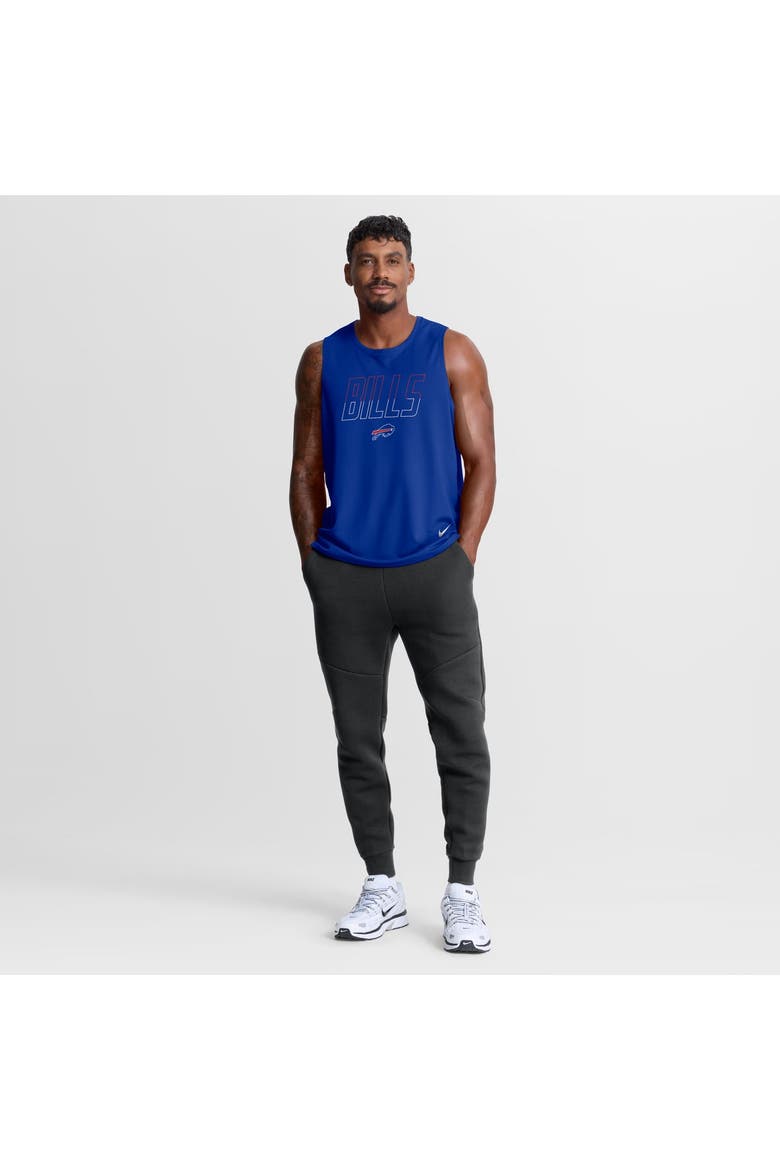 Men's Nike Royal Buffalo Bills Kickoff Miler Dri-FIT Tank​ Top, Alternate, color, Royal