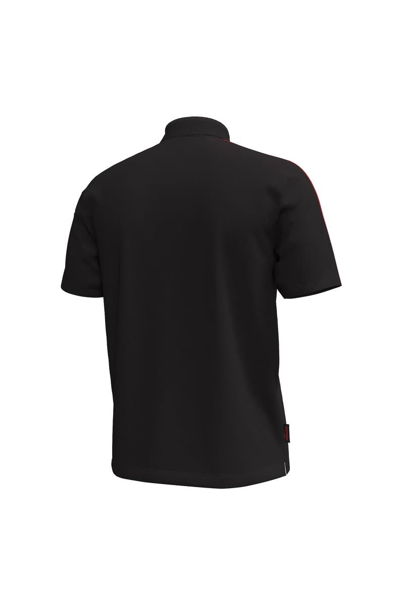 Under Armour Men's Under Armour Black Wisconsin Badgers Pinnacle Performance Polo, Alternate, color, Black
