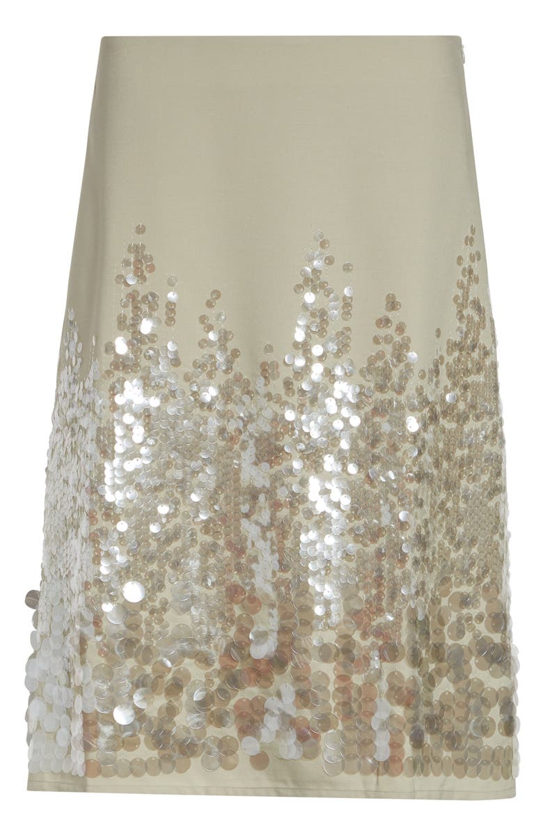 Paloma Wool Ara Paillette Skirt, Main, color, 246 - Khaki