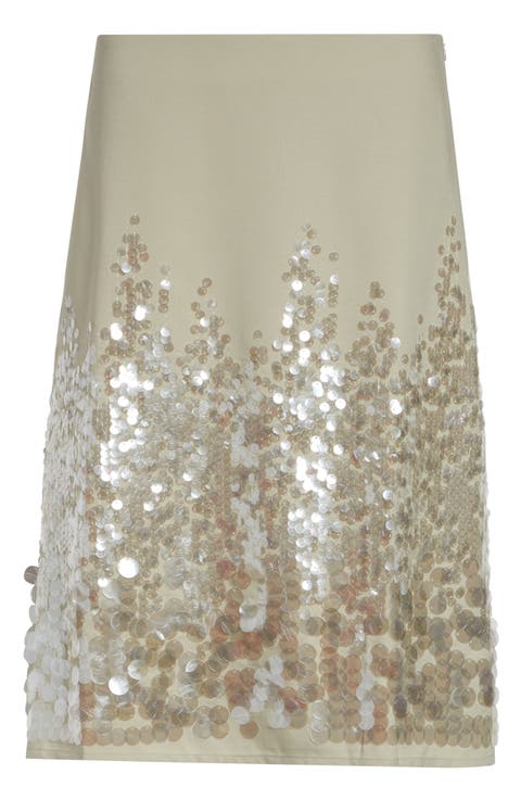 Ara Paillette Skirt