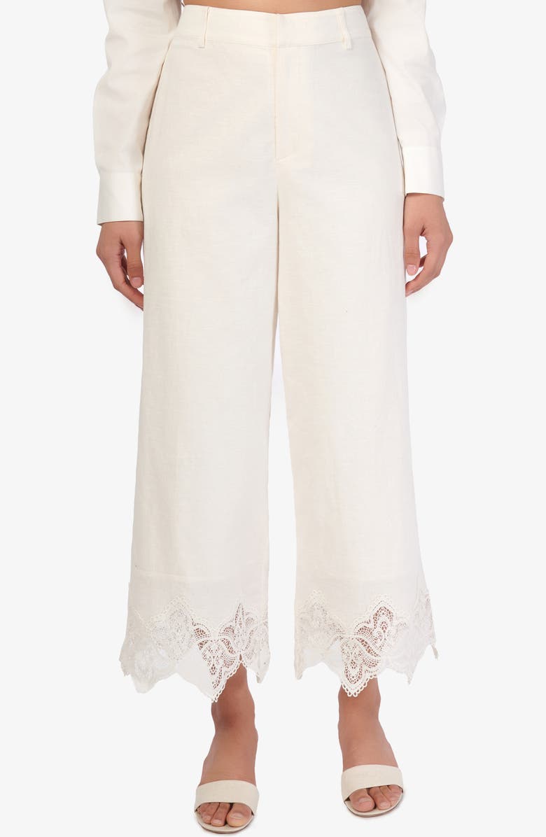 CAMI NYC Cassia Wide Leg Ankle Pants, Alternate, color, 