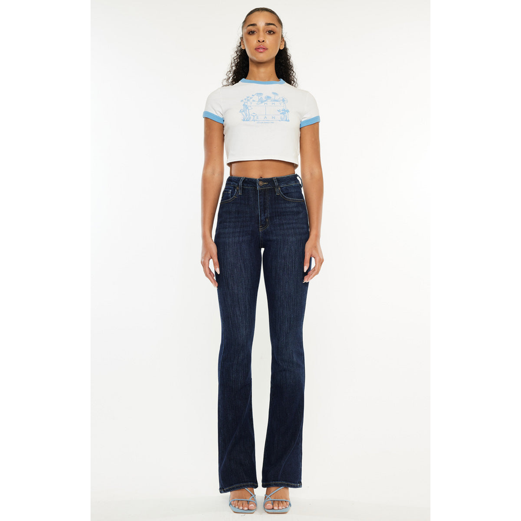 KanCan Ami High Rise Bootcut Jeans in Dark Wash  product