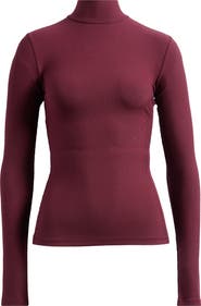 SKIMS Soft Lounge Mock Neck Long Sleeve Top