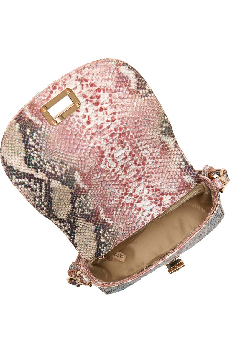 Brahmin Briar Snakeskin Embossed Crossbody Bag, Alternate, color,