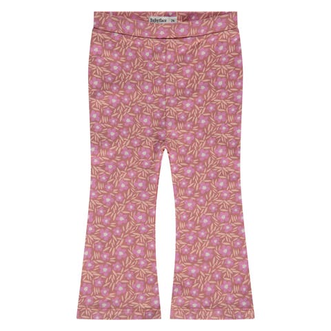 Floral Print Flared Pants