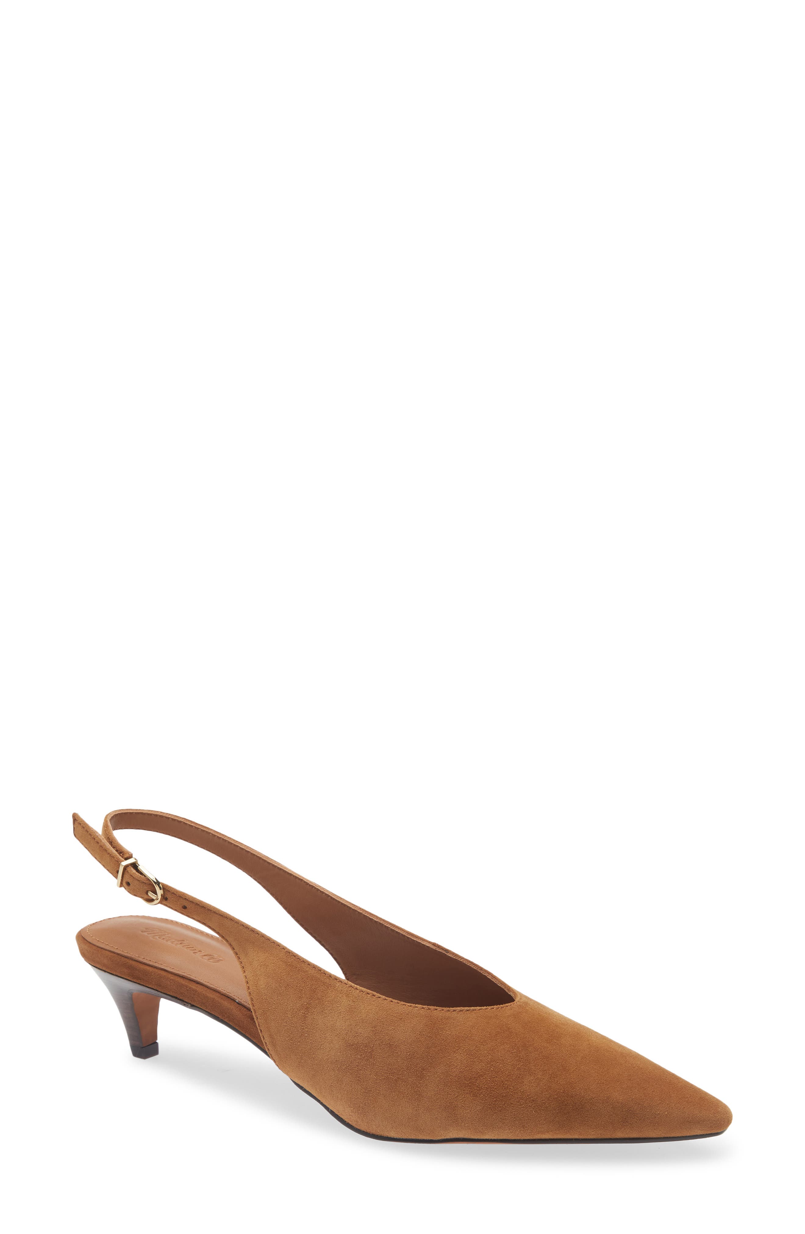 Madewell Emilie Pointed Toe Slingback Pump