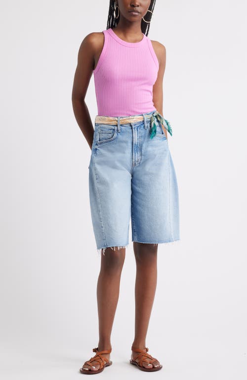 Treasure & Bond Pointelle Rib Crewneck Tank