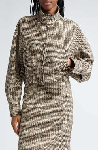 A.L.C. Harrison Houndstooth Crop Jacket