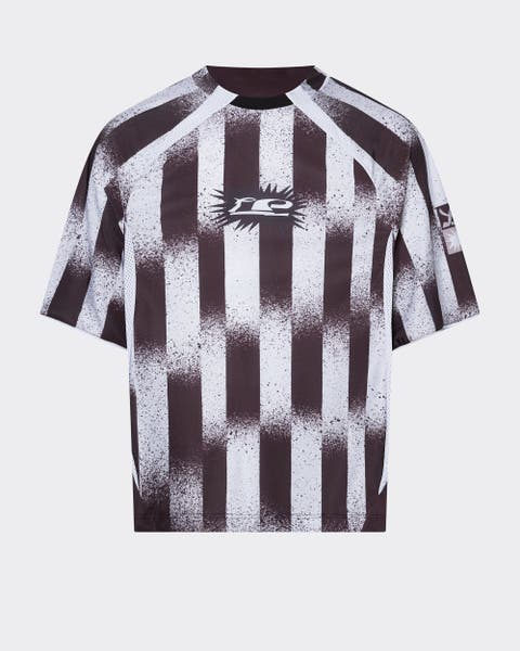 Torn Striped Football Jersey