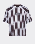 le PÈRE Torn Striped Football Jersey
