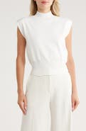 JASON WU Mock Neck Sleeveless Sweater