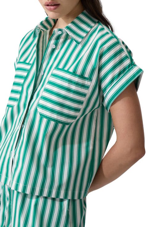 Nola Stripe Boxy Shirt