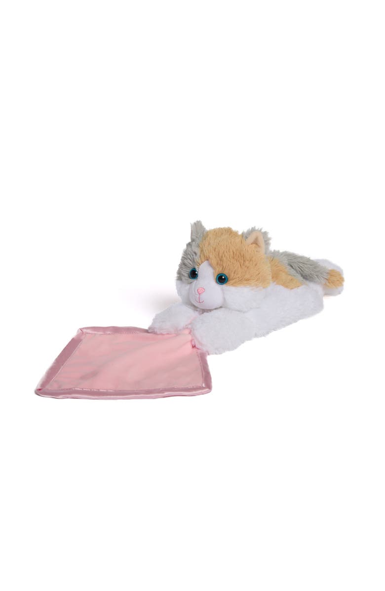 Warmies Calico Cat Blanket Plush Toy, Main, color, White