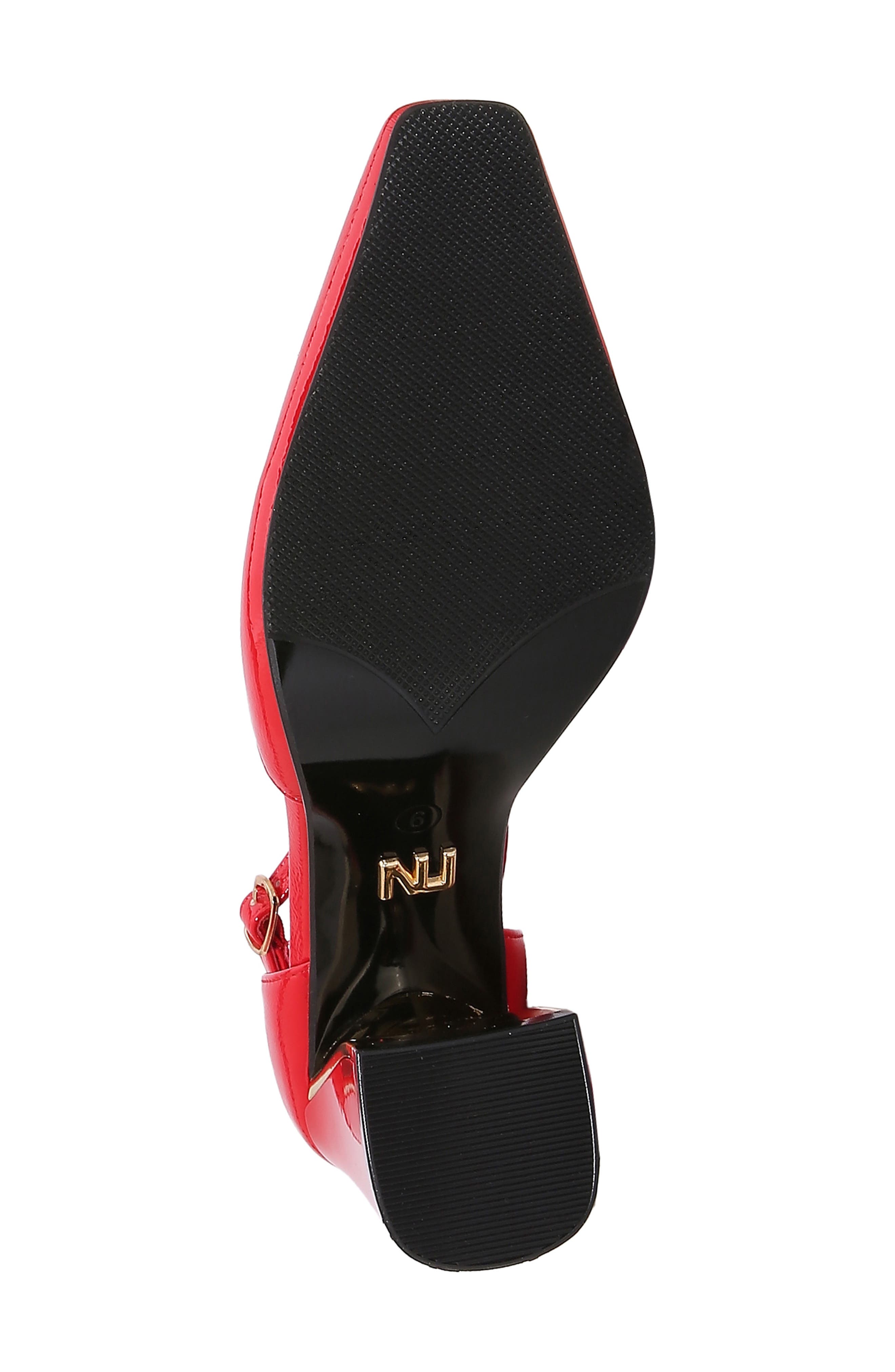 Megan Square Toe Pump, Alternate, color, RED