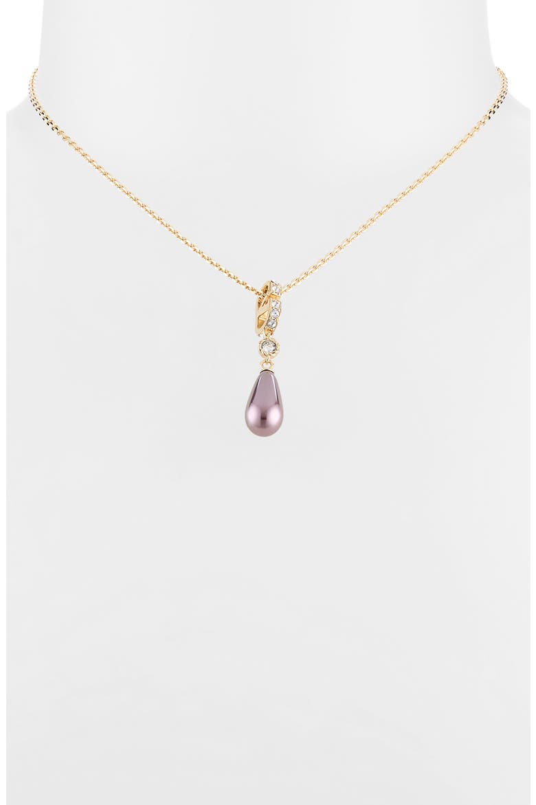 VLOGO Signature Pendant Necklace, Alternate, color, GOLD