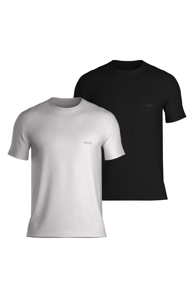 BOSS Assorted 2-Pack Rib Cotton T-Shirts, Main, color, 