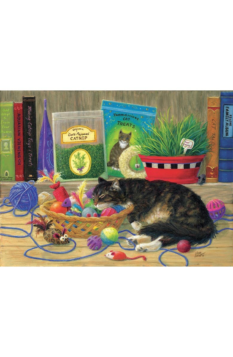 Sunsout Tucker's Toy Basket 500 piece Jigsaw Puzzle for Adults, Alternate, color, Multicolor