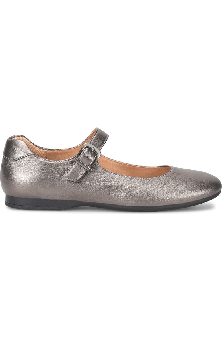 Comfortiva Kaylee Mary Jane Flat, Alternate, color, Dark Pewter