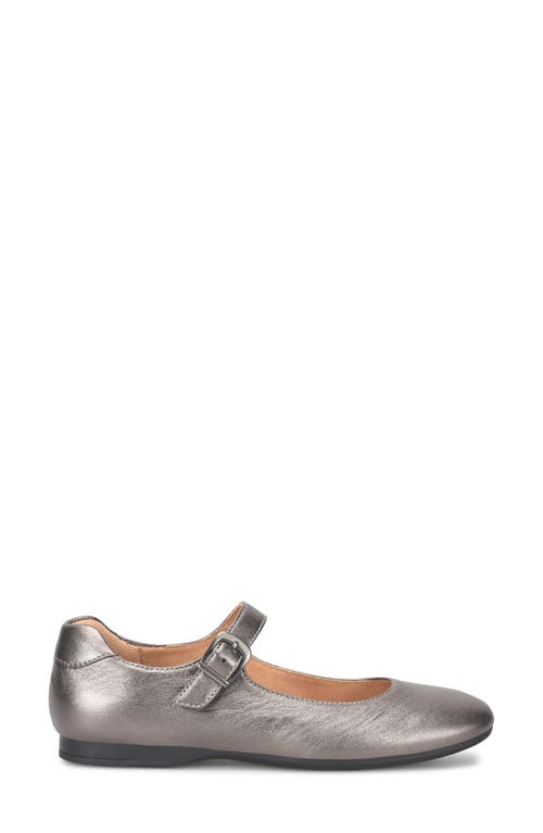 Comfortiva Kaylee Mary Jane Flat In Dark Pewter