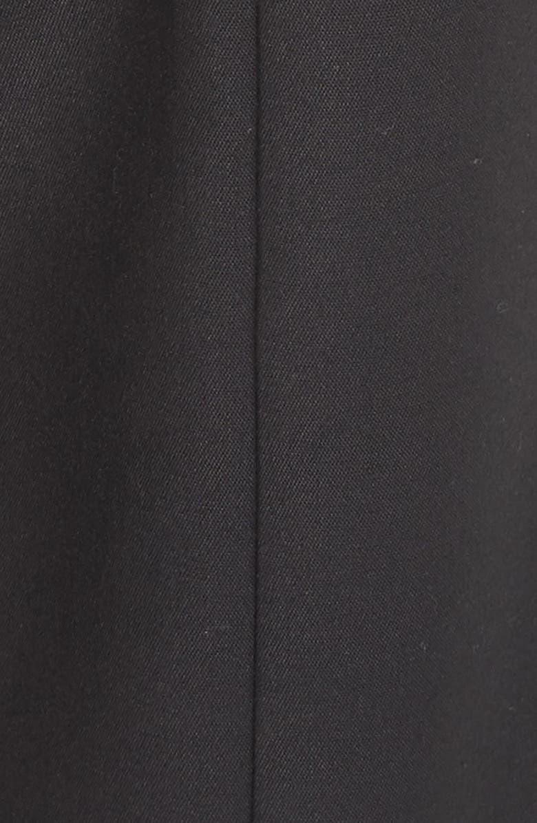 Akris Melissa Slim Techno Cotton Blend Pants, Alternate, color, Black