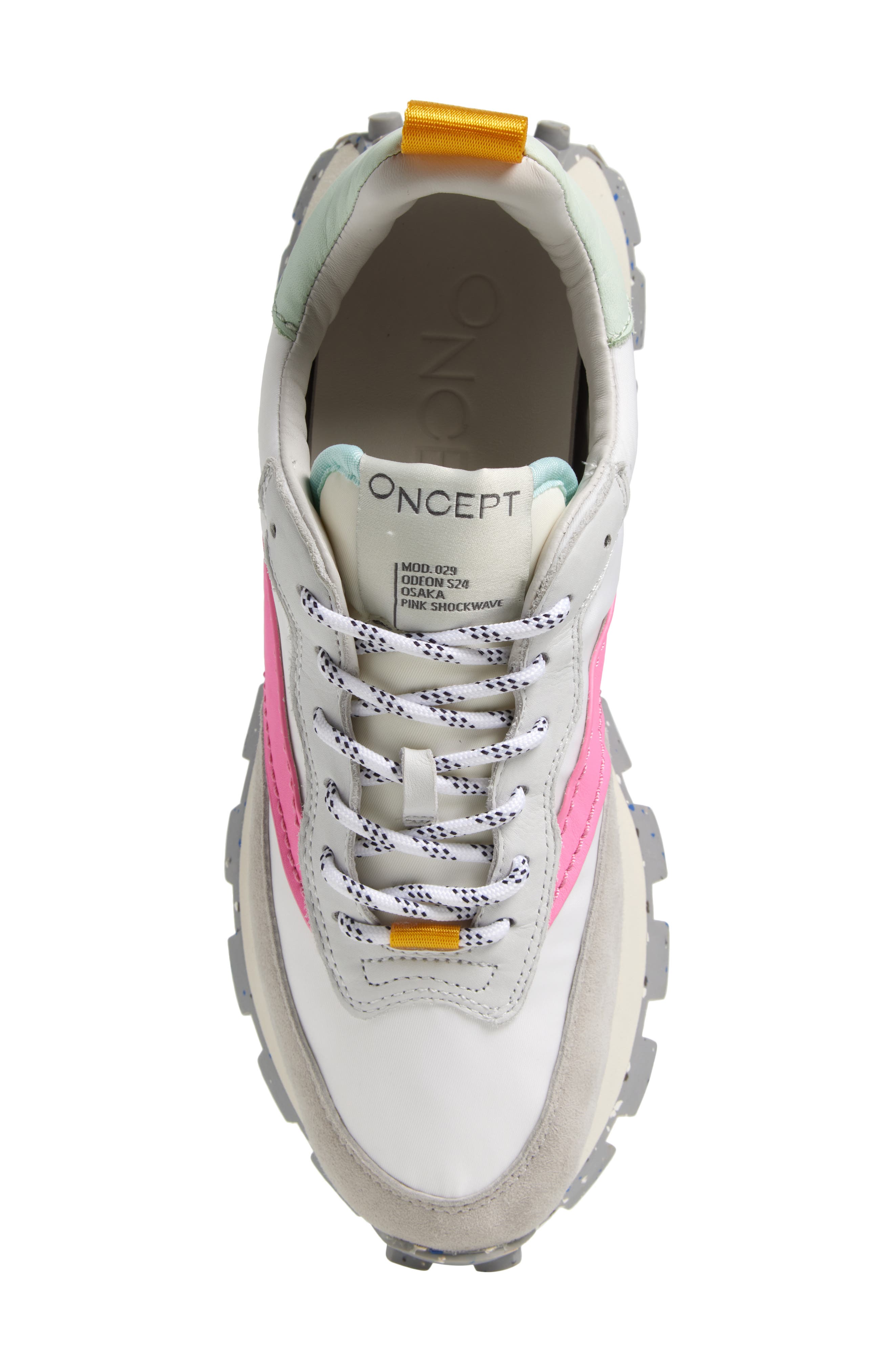 Oncept Osaka Lug Sole Sneaker, Alternate, color, Pink Shockwave