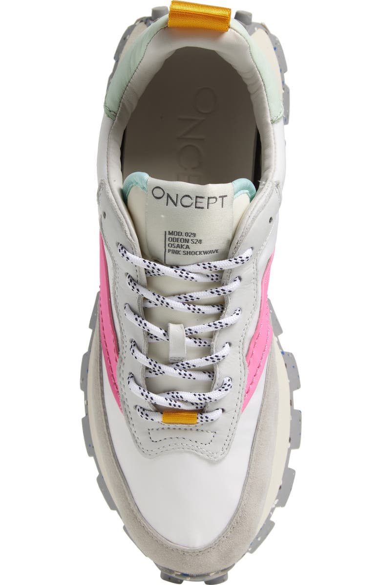 Oncept Osaka Lug Sole Sneaker, Alternate, color, Pink Shockwave
