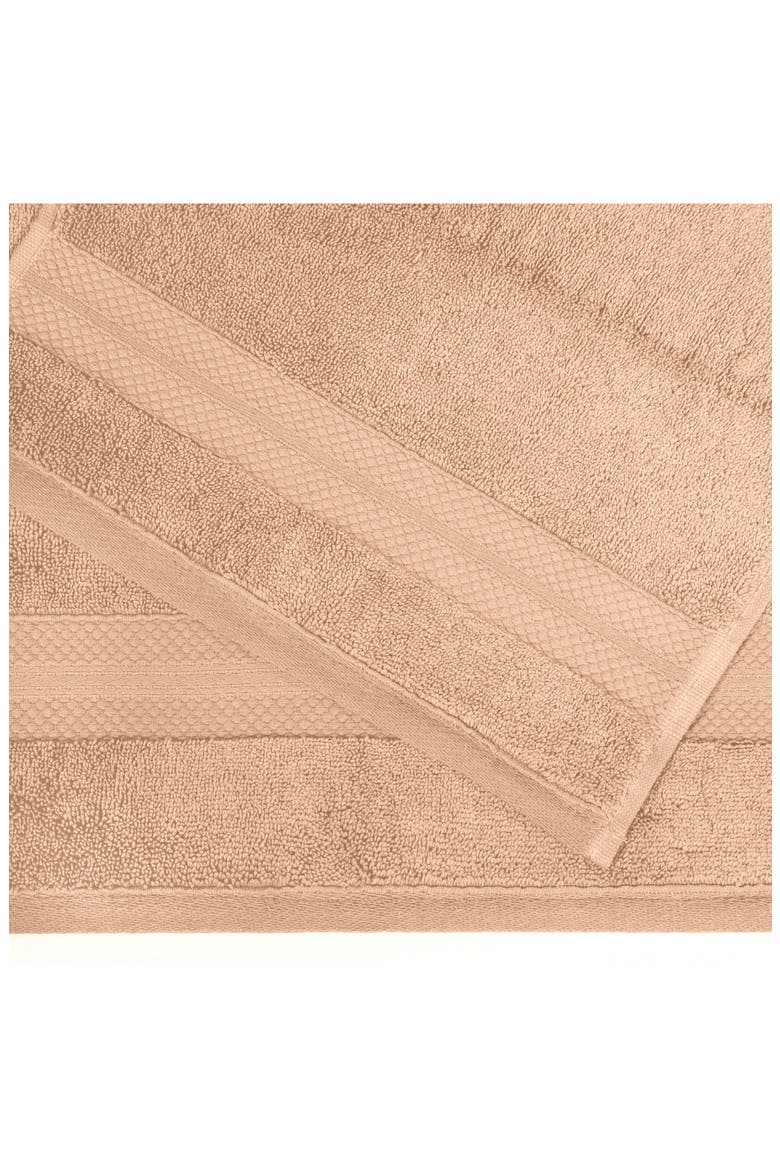 Aria 6-Piece Turkish Cotton Hand Towels, Alternate, color, HAZELNUT