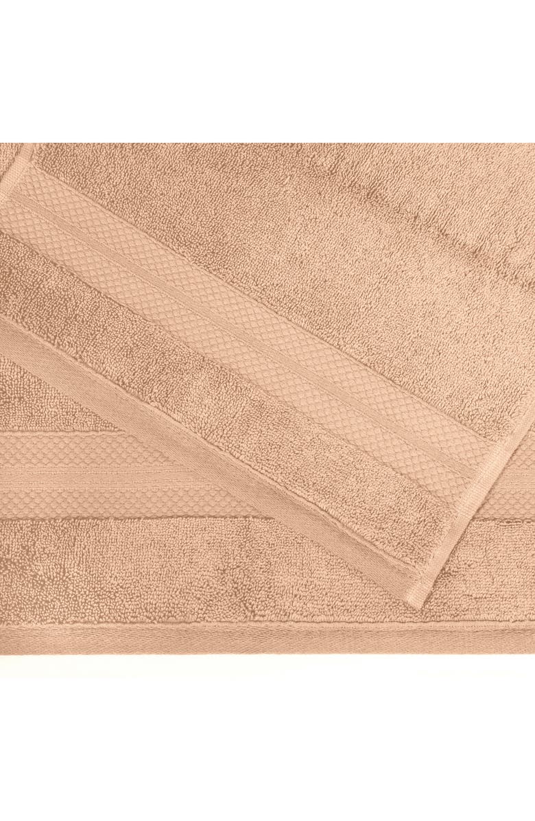 Superior Aria 6-Piece Turkish Cotton Hand Towels, Alternate, color, Hazelnut