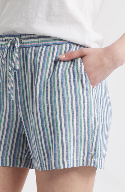 Caslonr Caslon(r) Easy Stripe Linen Blend Shorts