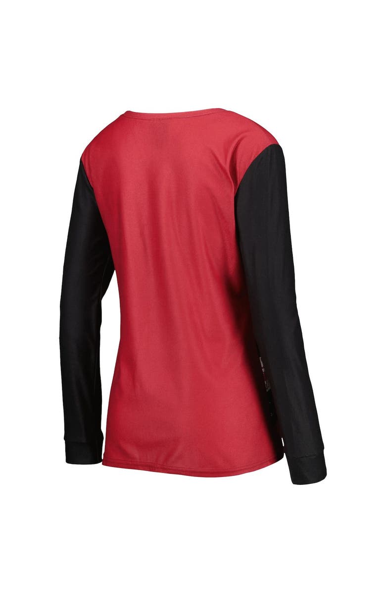 FOCO Women's FOCO Cardinal Arizona Cardinals Holiday Ugly Pajama Set, Alternate, color, Cardinal