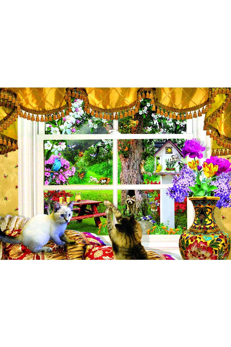 Through a Window 1000 piece Jigsaw Puzzle for Adults, Alternate, color, Multicolor