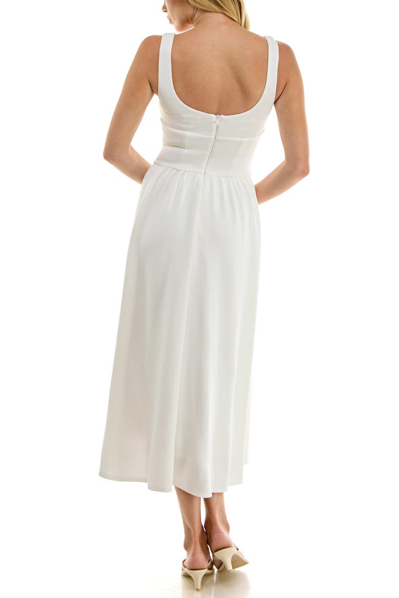Seam Detail Knit Dress, Alternate, color, OFF WHITE