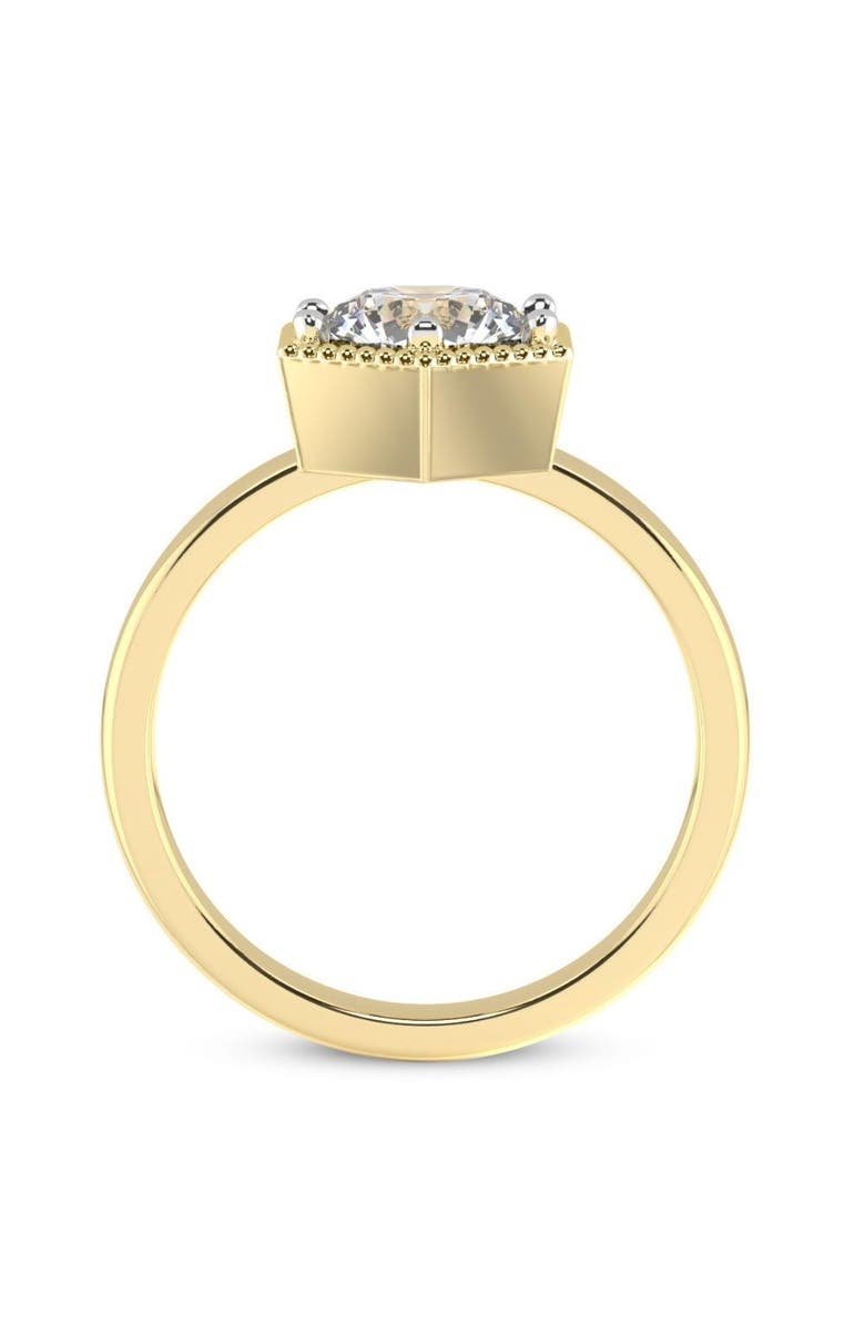 Bliss Diamond 2Ct Lab Grown Diamond Solitaire Engagement Ring White, Yellow, or Gold, Alternate, color, 