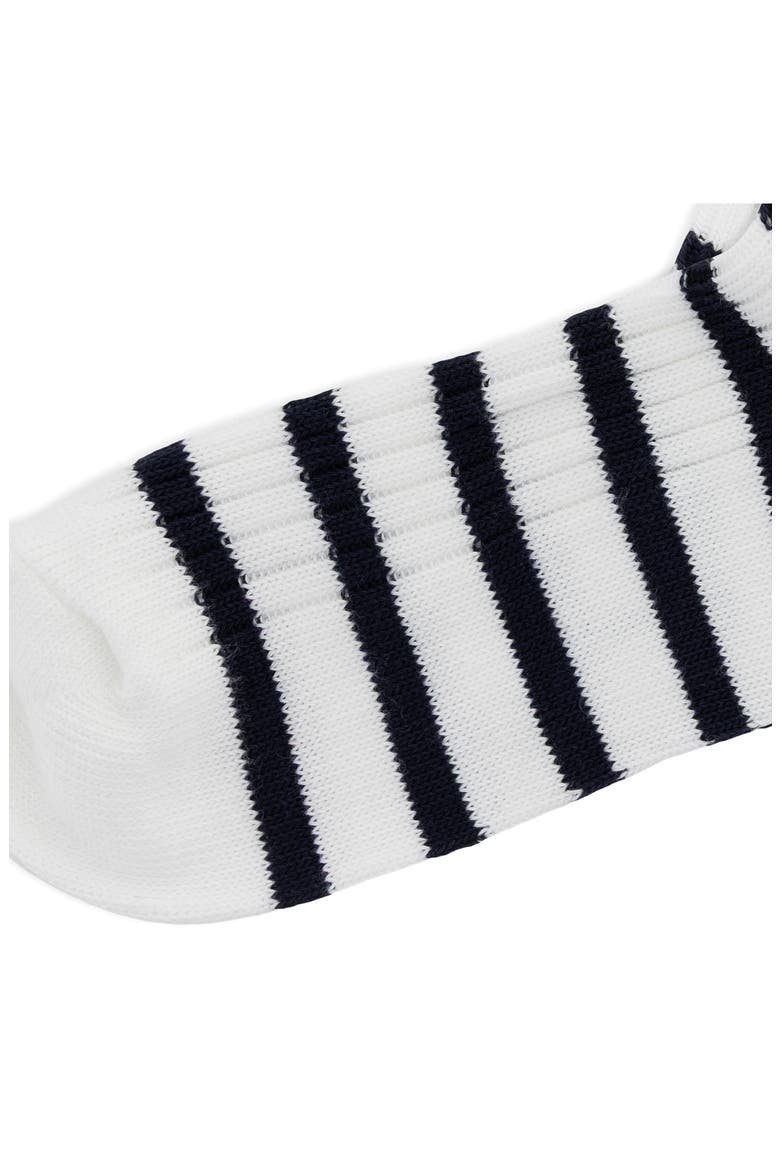Lettuce Edge Cotton Blend Quarter Socks, Alternate, color, WHITE