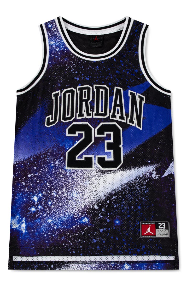 Jordan Kids' Jordan 23 Basketball Jersey, Main, color, Black/ Hyper Royal
