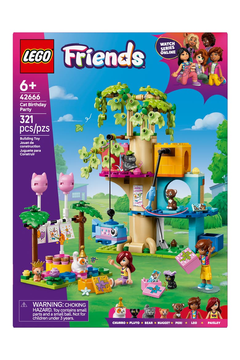 6+ LEGO® Friends Cat Birthday Party & Tree House - 42666 | Nordstrom