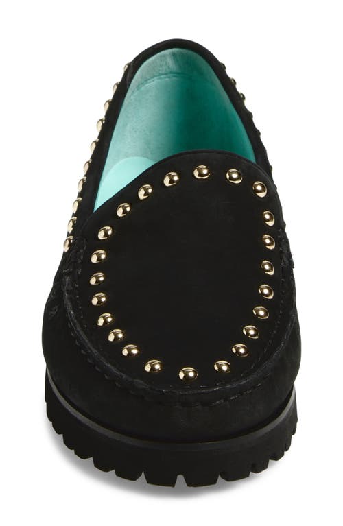 Robert Zur Diane Stud Loafer In Black