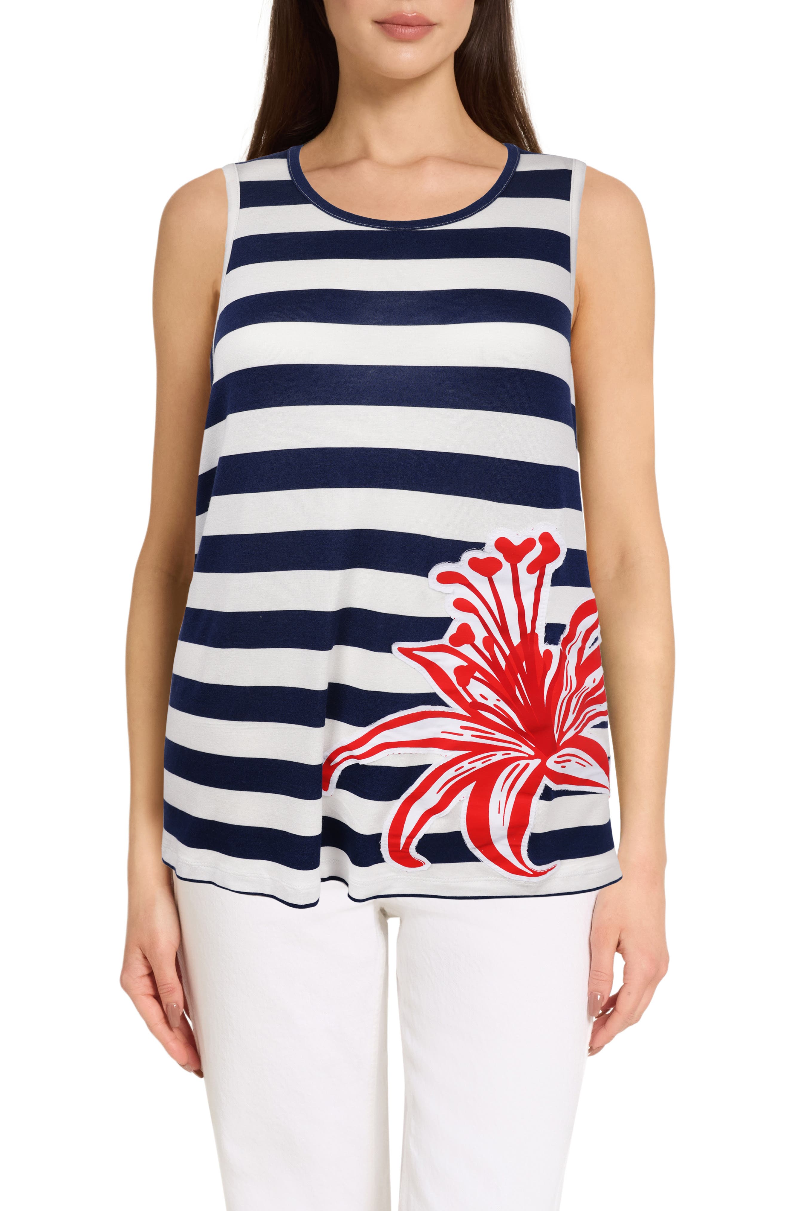 CARIBBEAN JOE The Everyday Stripe Tank