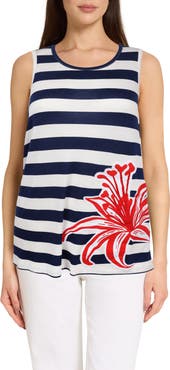 CARIBBEAN JOE The Everyday Stripe Tank