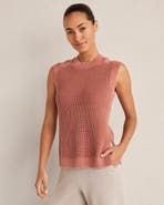 Haven Well Within Garment-Dyed Cotton Shaker Sleeveless Sweater