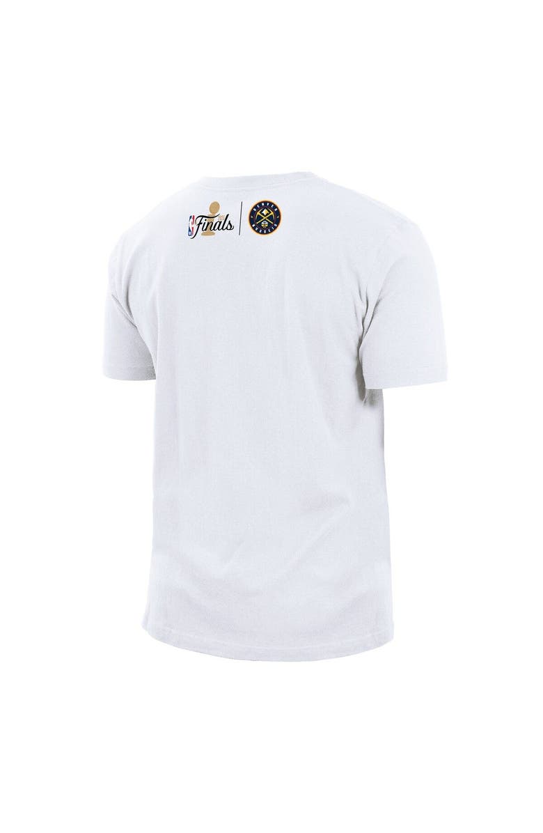 New Era Men's New Era  White Denver Nuggets 2023 NBA Finals Hook T-Shirt, Alternate, color, 