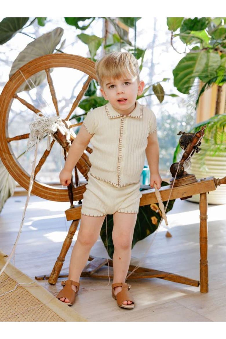 Looms Stitch Collection - Whip Knit Top, Alternate, color, Natural